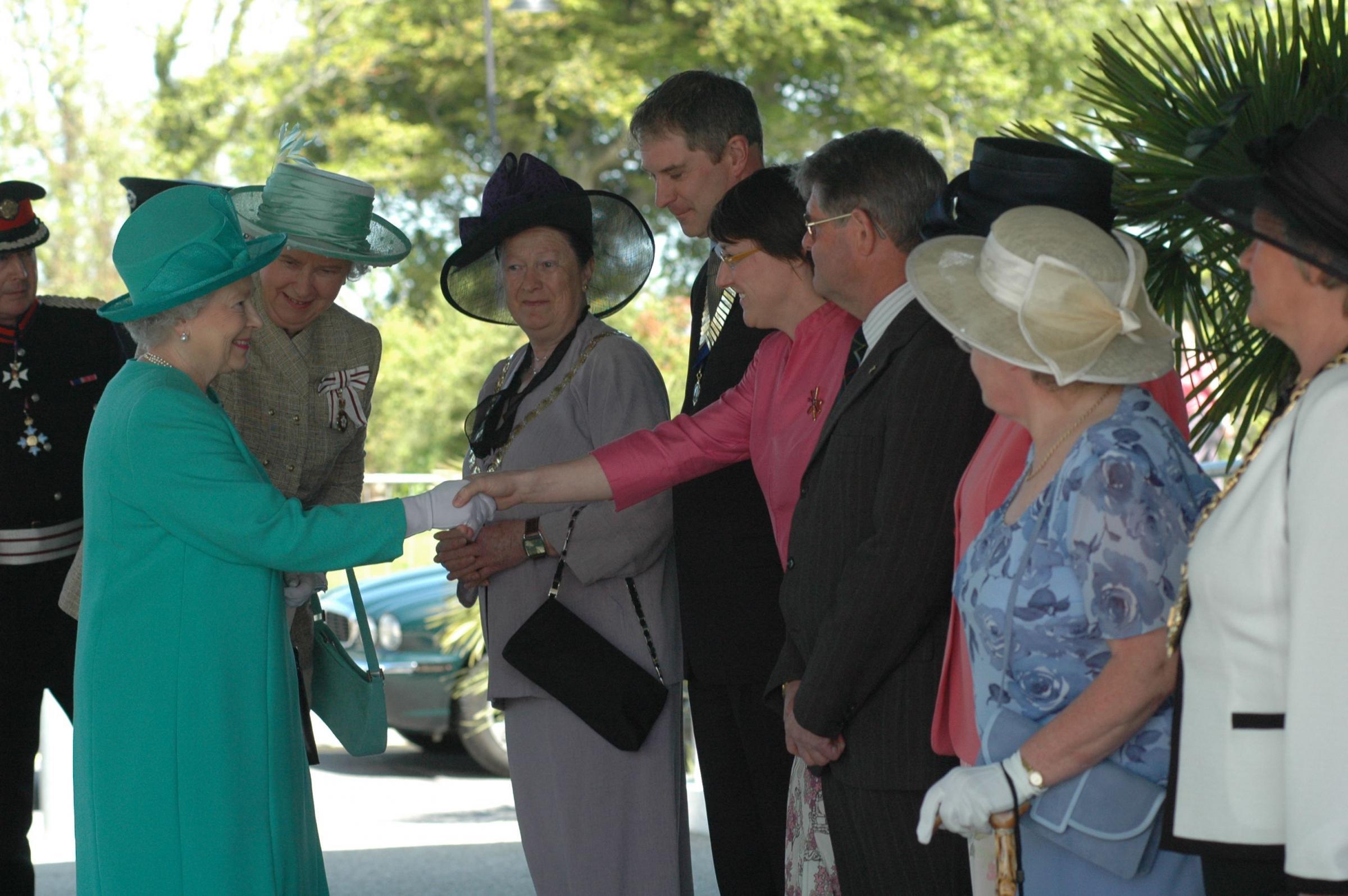 The Queen meets MP at the time Julia Goldsworthy