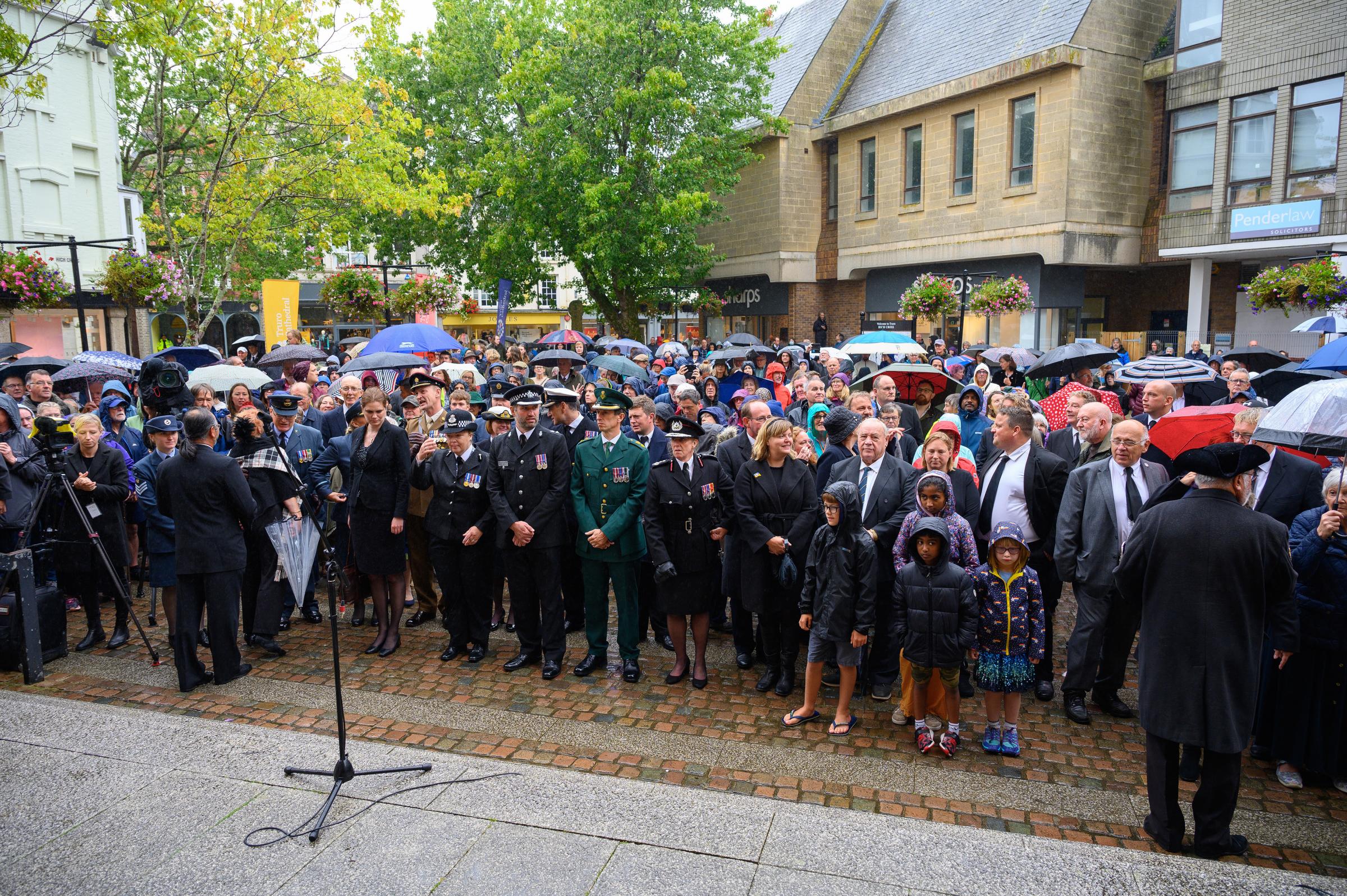 Truro had two Proclamation ceremonies yesterday Picture: Paul Richards PR4Photos
