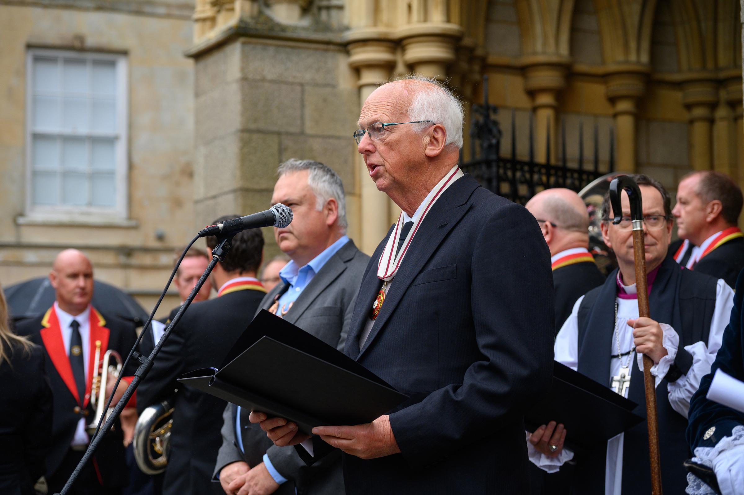 Truro had two Proclamation ceremonies yesterday Picture: Paul Richards PR4Photos
