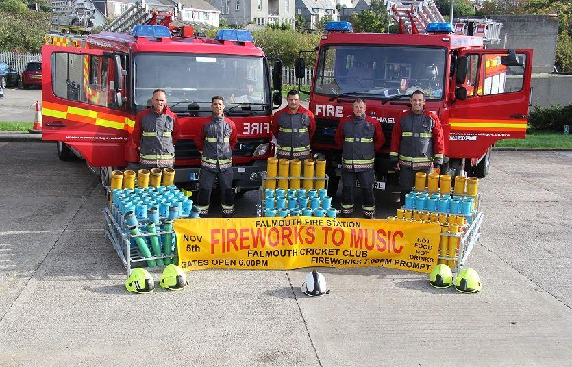 Date and time of Falmouth Fire Station fireworks display 2022