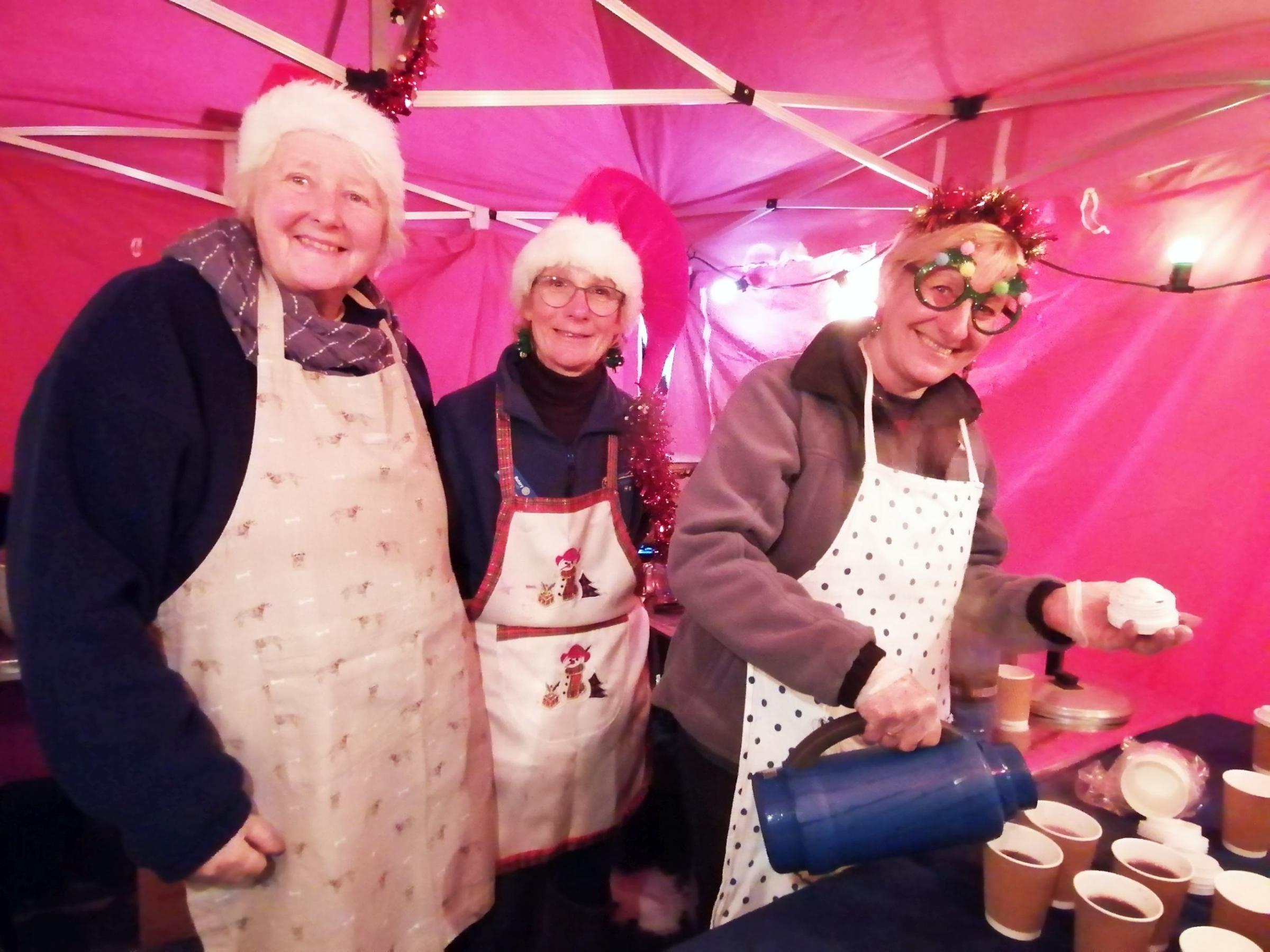 Cober Valley Rotary serve up mulled wine Picture: Emma Ferguson