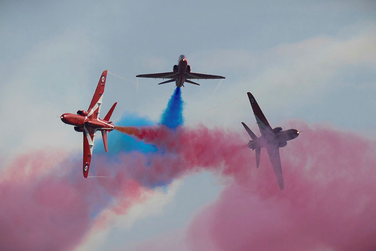 The Red Arrows will be on display