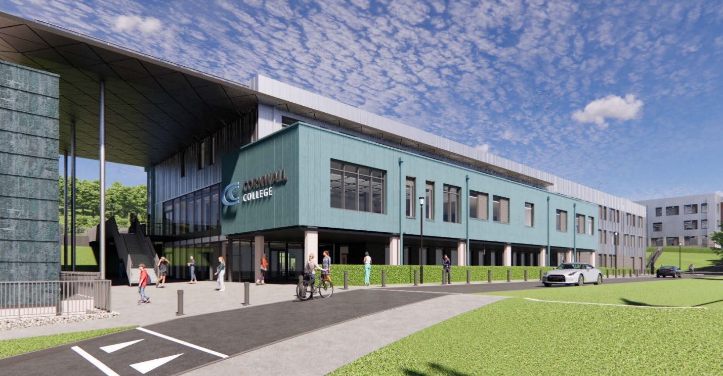 How the new Cornwall College St Austell campus would look