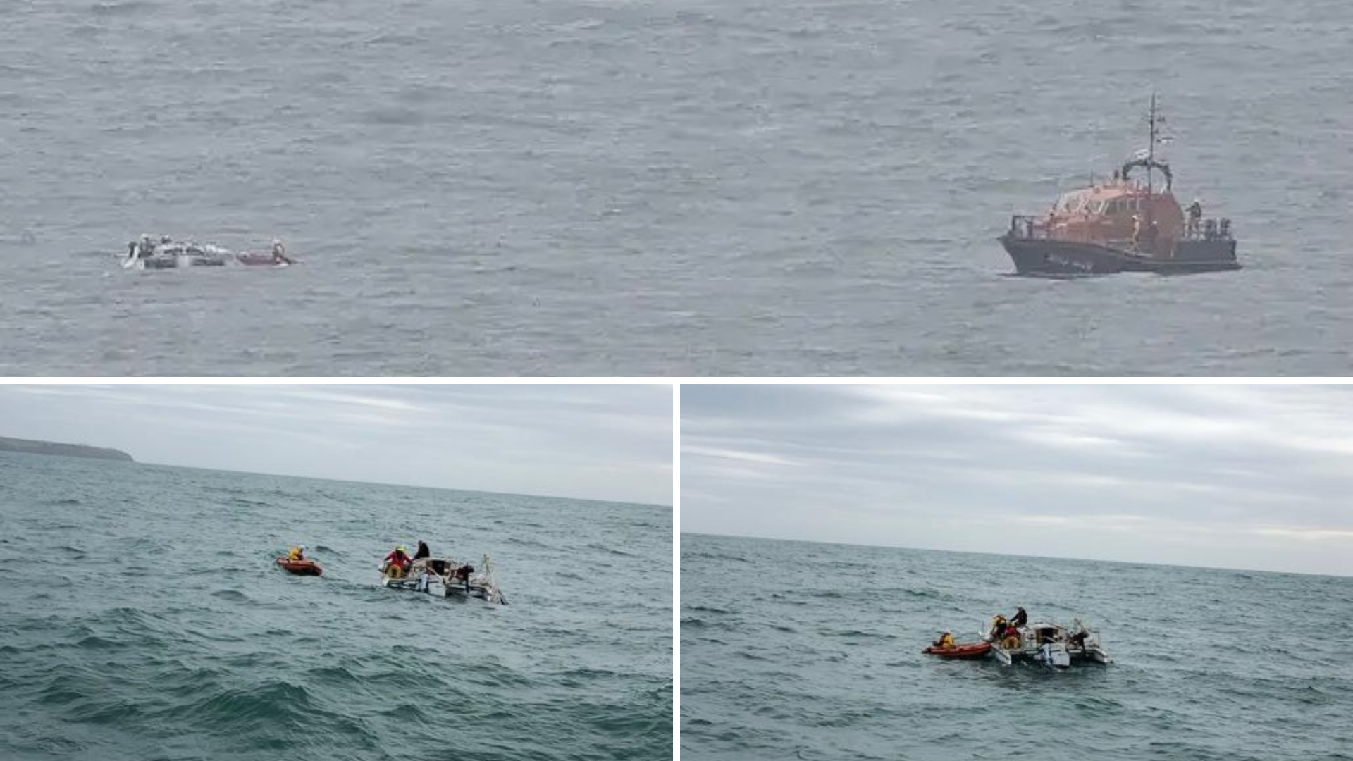 Lizard Lifeboat, Cornwall, de-masted yacht rescue at sea - Vimarsana News