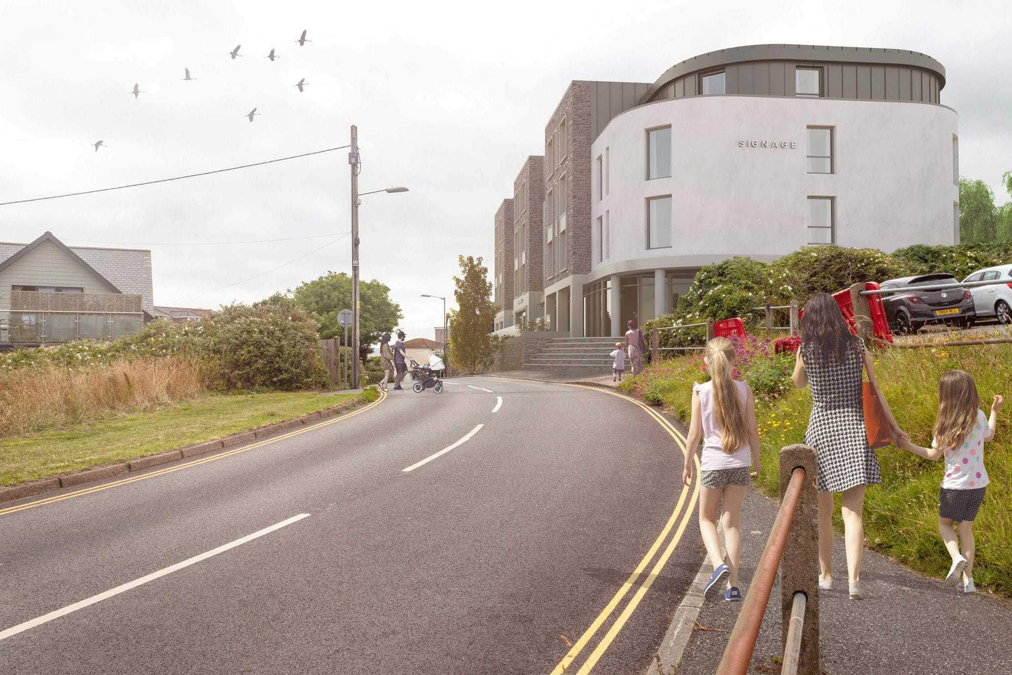 How the revised Premier Inn in St Ives would look (Photo: Whitbread)