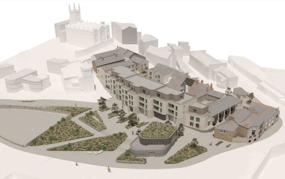 An artist\s impression of the proposed development in Penzance