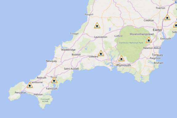 Falmouth Packet: Flood warnings for Cornwall have been issued Falmouth Packet: Flood warnings for Cornwall have been issued