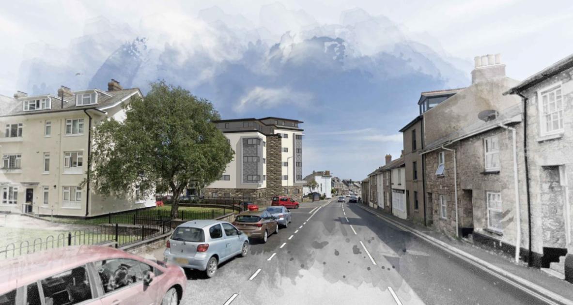 Affordable flats to replace Fountain Court in Penzance 