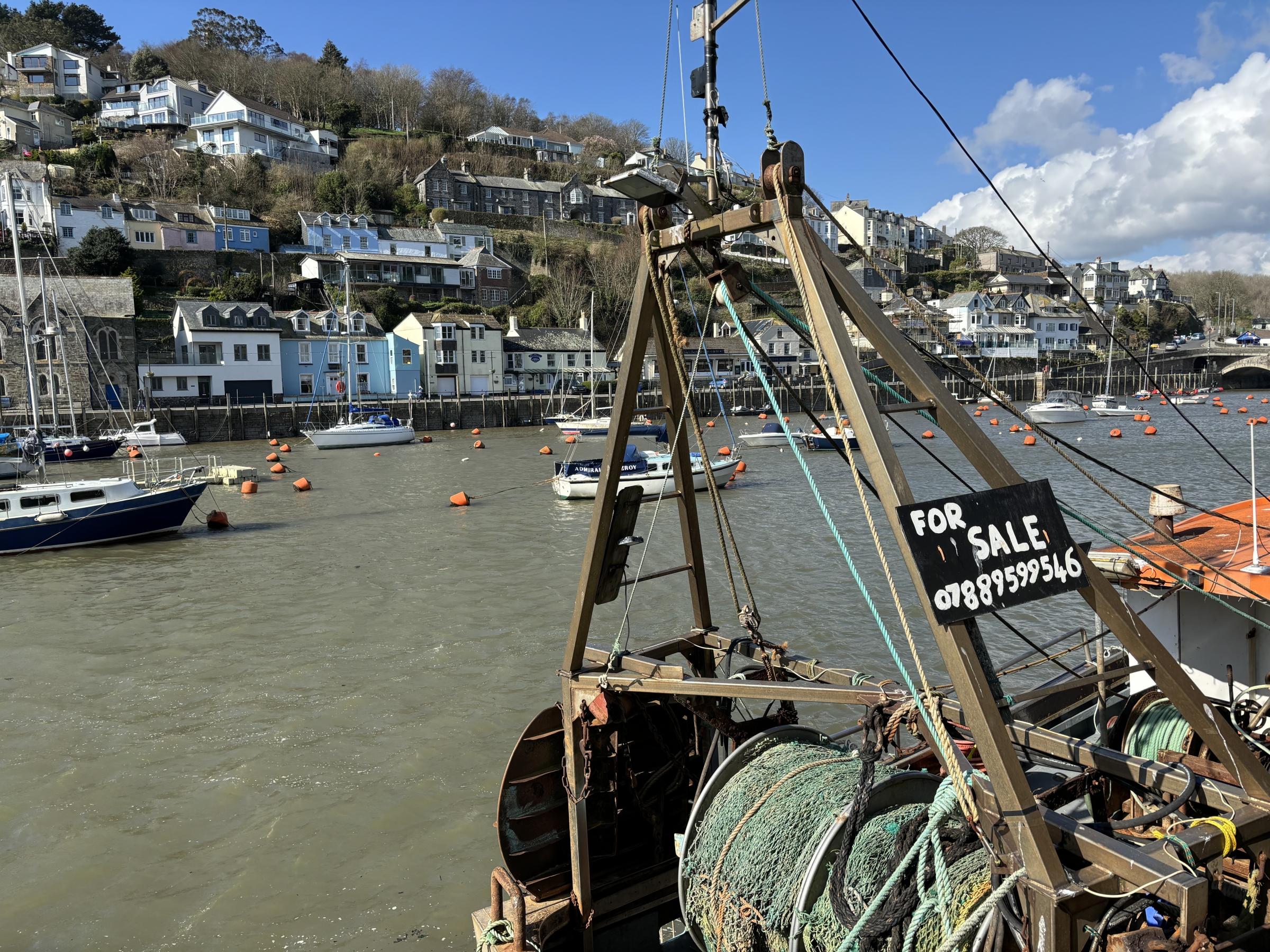 One of the last fishing boats in Looe is for sale (Pic: Lee Trewhela / LDRS) 