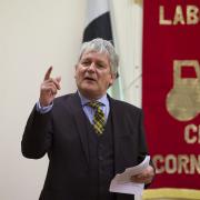 Paul Farmer, the Labour Party's Prospective Parliamentary Candidate for Camborne, Redruth and Hayle, delivers a speech at the General Election campaign launch last night
