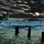 Porthleven Harbour is full, by Phil Schofield