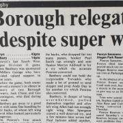 Borough relegated despite super win