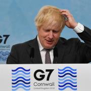 Prime Minister Boris Johnson during a press conference on the final day of the G7 summit in Cornwall. Picture date: Sunday June 13, 2021. Picture PA