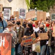 Extinction Rebellion protestors took to the streets of Falmouth on Saturday Picture: Ian Butler Photography