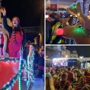 Truro's Christmas lights were switched on during Festive Friday  Pictures: Truro BID