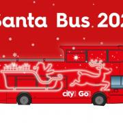 The Go Cornwall Santa Bus will be in Helston and the Lizard area on Monday evening