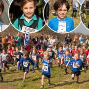 Schoolchildren from across Cornawll have been taking part in the Coose Trannack Cross Country Run  Pictures: Kathy White