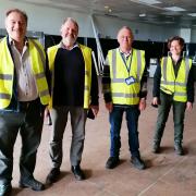 Some of the Helston Place Shaping Team, Dave Potter, Anthony Gilbert, Malcolm Oliver, Asia Grzybowska and David Turnbull