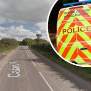 Officers were called to a road traffic collision involving a Lexmoto scooter and a grey Audi A1 car near The Smugglers Inn on Calais Road