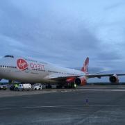 Virgin Orbit\'s Cosmic Girl arrived at Spaceport Cornwall ahead of its first launch (Image: Richard Whitehouse/LDRS)