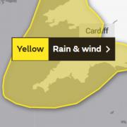 The MET Office has put out a yellow weather warning in place for most of the South West from 6pm tonight