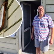 A disabled resident of a Falmouth street says he regrets signing up for the whole house retrofit