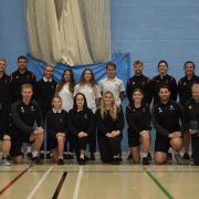 Penryn College's students and staff with Cornwall Cricket representatives