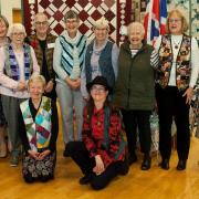 The Trevithick Quilters exhibition at Heartlands: The ladies of Trevithick Quilters. Picture by Colin Higgs