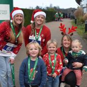 There was plenty of festive cheer when Santas on the Run returned to the Eden Project