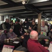The community of St Martin joined together to sing Christmas Carols at The Prince of Wales pub.