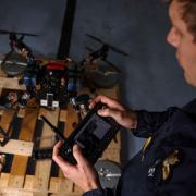 Service personnel from 700X Naval Air Station have designed, built, and tested their own drone.
