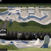 The original design of the skatepark is to be reduced