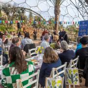 Author, Kim Samuel, reads an extract from the book On Belonging at the Eden Project