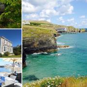 Ivy House Cornwall (middle left), Mother Ivey's Bay Holiday Park (right), Burdock Vean Hotel (top left) and The Idle Rocks Restaurat received nominations