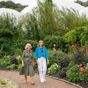 Queen Consort Camilla filmed Antiques Roadshow with Fiona Bruce at the Eden Project in Cornwall