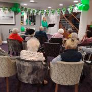 Residents and staff at Falmouth Court in Falmouth celebrated all things Irish for St Patrick’s Day.