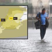 Heavy rain is set to hit some parts of Cornwall on Friday, March 31 and the Met Office has issued a yellow weather warning as a result