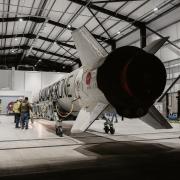 Virgin Orbit's LauncherOne rocket at Spaceport Cornwall, at Cornwall Airport in Newquay. Richard Branson's Virgin Orbit has announced they are selling their assets and will cease operations months after a mission failure in the UK.