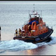 The Penlee Lifeboat was called to help a diver with the bends