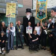 Members from Newlyn Art Gallery celebrate the 200th anniversary of John Passmore Edwards birth