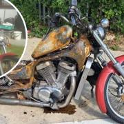 Mary's Suzuki bike was found burnt out in Sunderland last week