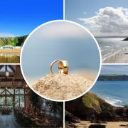 Four Cornish beaches have been named in the top ten most 'Instragmmable' wedding locations