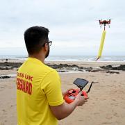 Rescue drones are being trialled at a beach in Cornwall