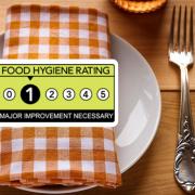 A Robin and rodents feature highly in low food hygiene inspection ratings
