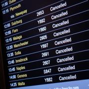 Passengers were urged by airlines to check before they leave for the airport
