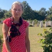 Dawn Shute of Praa Sands, was able to visit and leave tributes at his grave