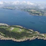 Pendennis headland, minus the castle, has been added to the Heritage At Risk Register