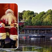 Santa will be at the Lakeside Cafe in Helston over the next two weekends