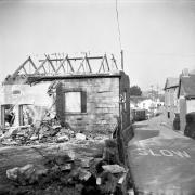 Mawnan School Demolition ca 1976