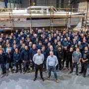 The team at Cockwells Modern & Classic Boatbuilding